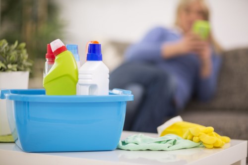 Local carpet cleaning team in Hainault restoring a carpet's freshness